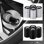 4pcs Aluminum Car Tire Air Cap Screw-on Type Silver/Black Cylindrical Car Wheel Valve Core Cap for Citroen C1 C2 C3 C4 C5 C6 C8 C4L DS3 DS4 DS5 DS5LS DS6