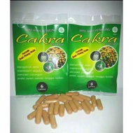 1 SACHET Obat Cacing Cakra Ayam Herbal Formula Buah Pinang Muda isi 6 Kapsul