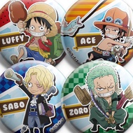 [ PIN ] One Piece Adventure Pin - Big Size 58mm - Round Anime Pin