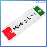 Office Door Sign Meeting Room In Use Available Sign Practical Slide Door Sign  ellisonn