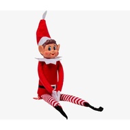 {TYUYIU} New 40Cm Christmas Elf Behaving Behavin Badly Plush Toy Novelty Long Bendy Naughty Boy Elf 