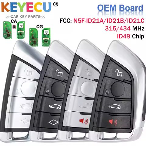 Original PCB Smart Remote Key For BMW BDM G20 G30 G32 G11 G15 G29 2015-2019 FCC ID: N5F-ID21A / ID21