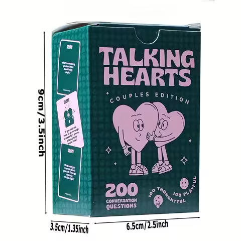 2026 Talking Hearts Conversation Cards Couple Card Game for Date Nights Travel Adventures | Great Va
