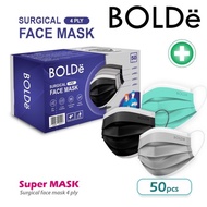 BOLDe Masker Surgical 4ply Kemenkes RI isi 50PCS/Masker BOLDE 50PCS