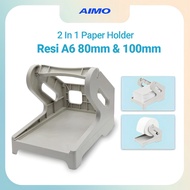 AIMO A6 80mm 100mm Thermal Printer Paper Label Holder Thermal Barcode Printer