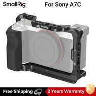 SmallRig A7C Cage with Side Silicone Handle Arca Swiss Base Plate for Sony A7C 3212