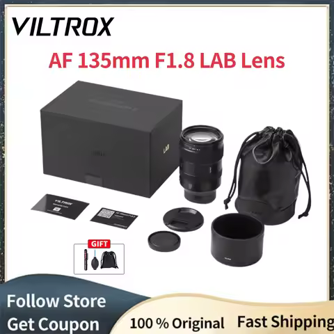 VILTROX 135mm F1.8 LAB Full Frame AutoFocus Telephoto Camera Lens for Sony E FE Mount A7R5 A7MIV A7S