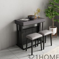 table（送貨到家）伸縮桌 伸縮枱 飯枱 餐枱 餐桌 食飯桌 食飯枱 實木折疊餐桌 小戶型 省空間 北歐簡約風格 餐椅F-H3H6494-x