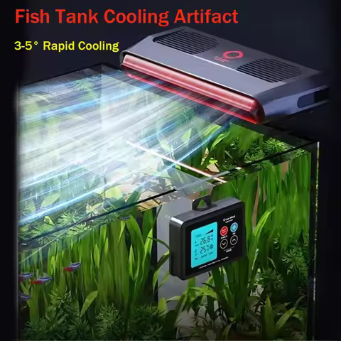 Fish Tank Fan Chiller Aquarium Product Seaweed Seawater Heat Dissipation Automatic Temperature Contr