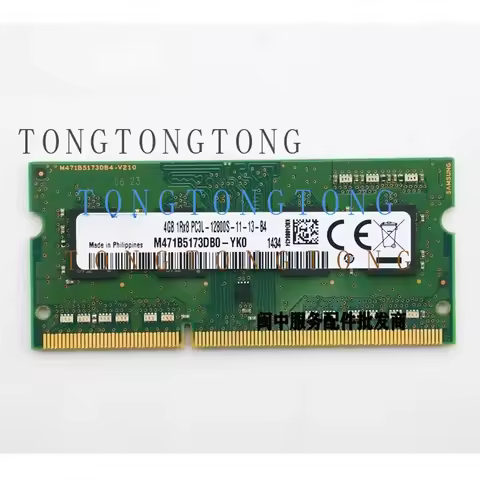 TT For Samsung 4G 1RX8 PC3L-12800S DDR3L M471B5173QH0-YK0 Notebook Memory 1600