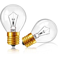 Mentol Lampu Lava 25W 120 Volt, Mentol Lampu Gantian S11 untuk Lampu Lava 14.5 Inci, Putih Hangat 27