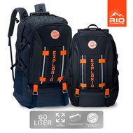 EXPLORIO - 60L Unisex Backpack - Jumbo Travel Carrier Backpack / Bag for Homecoming