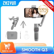 ZHIYUN SMOOTH Q3 Phone Gimbal 3-Axis Smartphones Handheld Stabilizer Fill Light for iPhone 13 Androi