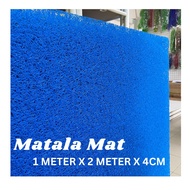 Blue Matala Mat - 1 METER X 2 METER X 4CM - Filter Mat for Aquarium Pond Landscape