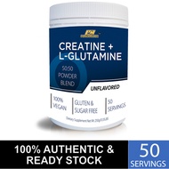 Pharmanutri Creatine Monohydrate + Glutamine 250 g (50 serving) 2 in 1 Halal Creatine, Halal Glutami