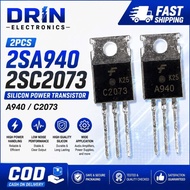 2PCS 2SA940 2SC2073 Silicon Power Transistor A940 C2073 Amplifier Transistor Set