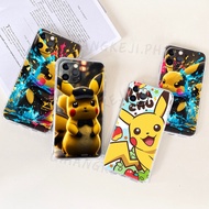 Soft black phone case for Samsung A22 A32 A40S A42 A5 M30 pokémon