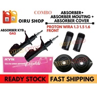 Absorber Front KYB Gas + Absorber Mouting + Absorber Cover Proton Wira 1.6 1.8 Front