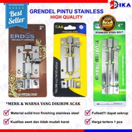 Grendel slot pintu besi kayu 2 inch / 5 cm stainless stainles kuat mrh