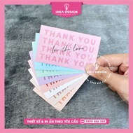 Thank You Card, Thank You Card, Thank You Card - Size 9x5,4cm - C300 Paper Lamination 2022