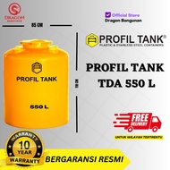 TANGKI AIR PLASTIK PROFIL TANK TDA 550 LITER - TOREN AIR PROFIL TANK .