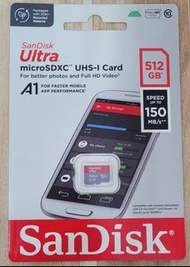 ScanDisk Ultra MicroSD 512 Gb 記憶卡