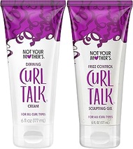 Not Your Mother's Curl Talk Frizz Control Sculpting Gel & Defining Cream (2-Pack) - 6 fl oz - Formul