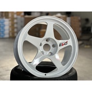 NEW 18X9.5J AOW Evo Regamaster Rim (set of 4) White 5X120 for Honda Civic Type R FK8 FL5