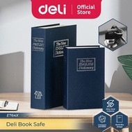 Deli Book-Shaped Safe Book Safe biru ET640 ET641 ET647