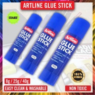 Artline Glue Stick 8g / 25g / 40g (EG-85, EG-25, EG-40) Made in Korea