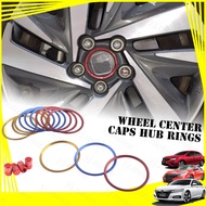 Car Wheel Center Caps Hub Rings Sporty Stickers Tire Hubcap Trims Aluminum Alloy Decoration for Honda Accord City Civic CRV