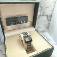 GUCCI G-Frame正方形 粉紅色女錶 石英錶 瑞士錶/3600L