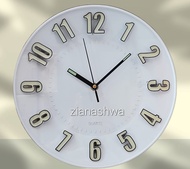 JAM GLOW IN THE DARK 33CM // JAM DINDING LAMPU // JAM DINDING NYALA // JAM DINDING OGANA // JAM DIND