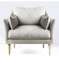 Pulito โซฟาเดี่ยว NIKO (BJT007) สีเทา