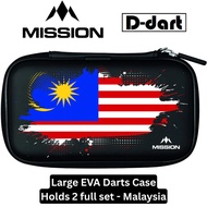 Mission Country Dart Case - EVA Large Darts Case Malaysia Strong Protection Darts Bag / Wallet