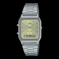 CASIO VINTAGE SILVER AQ 230A 9A