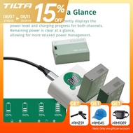 TILTA FUJIFILM NP-W126S 2 Channel Camera Battery Charger 1050mAh Portable Replaceable Battery Smart 