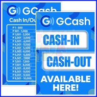 ▼ ❦ ✔️ GCash Cash-in Cash-out Rates Signage