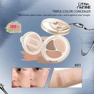 คอนซีลเลอร์ 3-In-1 01 3.5g ปกปิดรอยคล้ำใต้ตาและจุดด่างดำ สร้างเลเยอร์ได้ ฟินิชธรรมชาติ ไม่ซีดจาง กัน