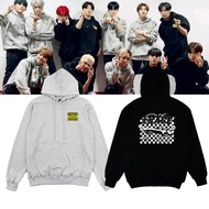 Jaket Hoodie treasure trace sablon lengkap