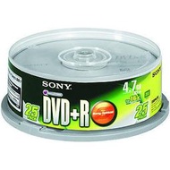 【文具通】停產剩庫存 SONY 索尼 DVD+R 16x 25入布丁桶 DVD±R 燒錄片 空白光碟片 B4010476