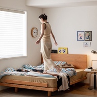 Loft Home Scandinavian Cherry Wood Bed SMALL