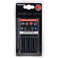 Panasonic Eneloop Rechargeable AA 4 ก้อน Charger BQ-CC55E ชาร์จ AA/ AAA Quick Charger Kit 2hrs. (245