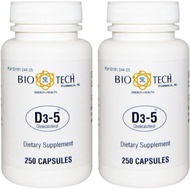 BioTech Pharl - D3-5 (5,000 IU) (500 Tablets)