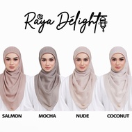 LEEYANARAHMAN Shawl Plain Color Raya Delight Model