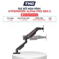 Hyperwork Alpha Pro Gen 2 Arm Monitor Stand 17-40 Inch HyperLift Plus Power Monitor -
