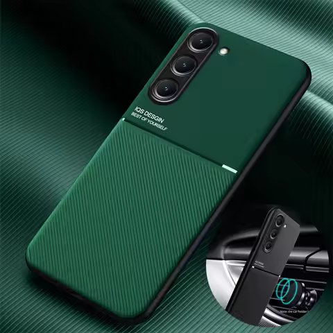 For Samsung Galaxy S23 Ultra 5G Case Leather Magnet Holder Phone Case For Samsung S23 + Plus S 23 Ul