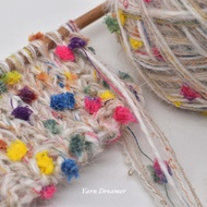 Pom pom Rainbow Yarn Thick Knitting Yarn Beige Thick Yarn for Crochet Yarn Pompoms Yarns Wool Yarn 5