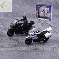BigBabyHouse 1/64 Miniature Alloy Motorcycle Model Public Security Special Furniture For Display Kid