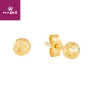HABIB 375/9K Tatinia Yellow Gold Earring BSC4-DCBE0004MM-V